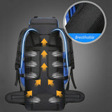 90L Waterproof Hiking & Camping Backpack – Large Capacity Outdoor Trekking Bag