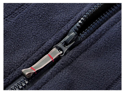 Men’s Thermal Polar Fleece Tactical Jacket – Windproof Outdoor Softshell Coat for Hiking & Survival