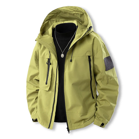 CHRLCK Unisex Waterproof Windbreaker – Lightweight, Windproof, Quick-Dry Hiking Jacket for Men & Women