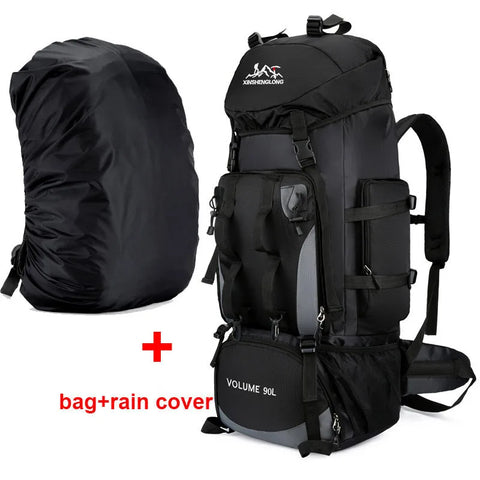 90L Waterproof Hiking & Camping Backpack – Large Capacity Outdoor Trekking Bag