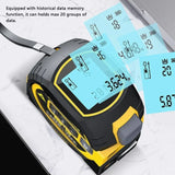 3-in-1 Digital Laser Rangefinder with 5M Tape Measure & LCD Display – 40m/60m Distance Measuring Tool
