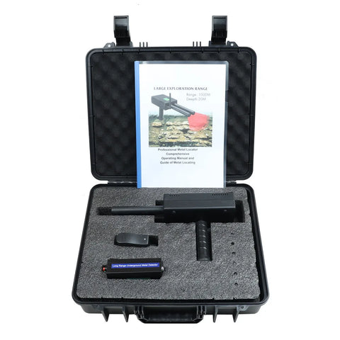 AKS Plus Long Range Metal Detector – Black Hawk Edition | Detects Gold, Silver, Copper, and Gemstones