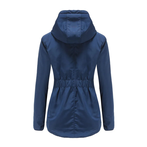 Women's Warm Hooded Parka – Thick Plush Mid-Length Winter Coat (S–5XL)