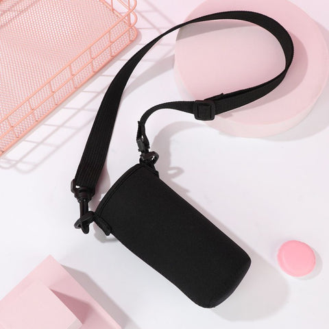Neoprene Water Bottle Carrier with Strap – Insulated Sleeve for 610ml–1500ml Bottles (Black or Camouflage)