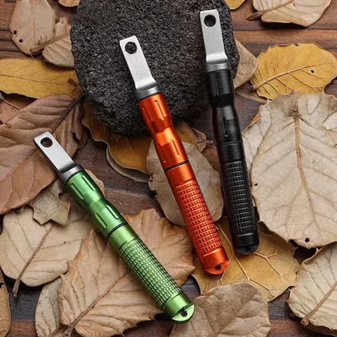 Waterproof Outdoor Survival Lighter – Portable Metal Fire Starter for Camping & Adventure