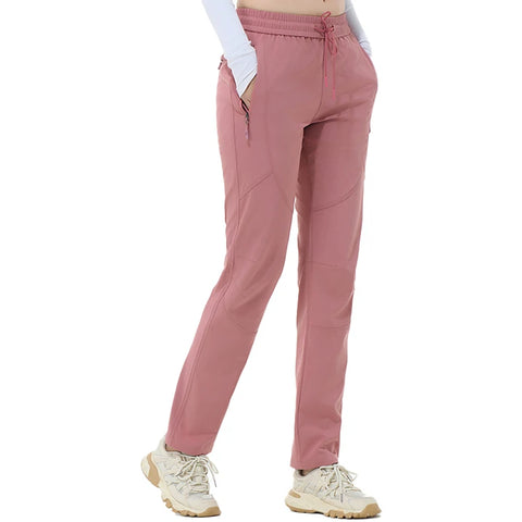 LNGXO Women's Waterproof Hiking Pants – Stretch Cargo Trousers for Trekking, Camping & Outdoor Sports