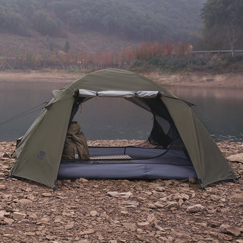 Mobi Garden 3–4 Person Waterproof Camping Tent – Double-Layer, UV & Rain Protection, Lightweight Trekking Shelter