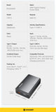 Essager 20000mAh 65W PD Power Bank – Fast Charging Portable Battery with Built-in Cables & LED Lamp