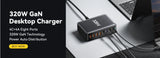 Essager 20000mAh 65W PD Power Bank – Fast Charging Portable Battery with Built-in Cables & LED Lamp