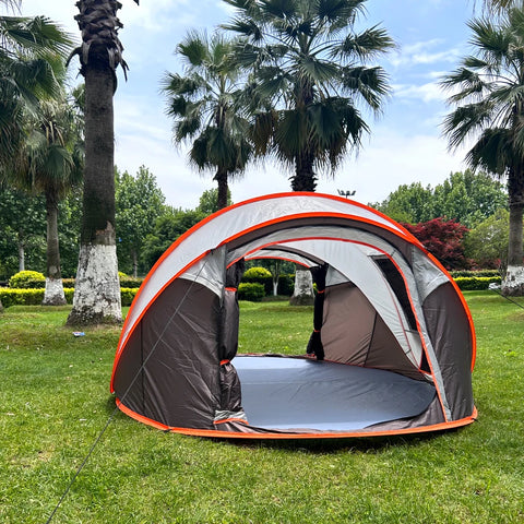 Quick-Open Pop-Up Tent for 5–8 People – Waterproof Hand-Throw Camping & Boat Tent (4-Season, Double Layer)