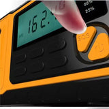5000mAh Emergency Hand Crank & Solar Radio – AM/FM/SW, NOAA Weather Alerts, Power Bank, LED Flashlight, SOS Alarm