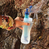 Outdoor Personal Water Filter Straw – Lightweight Emergency Water Purifier for Camping, Hiking & Survival