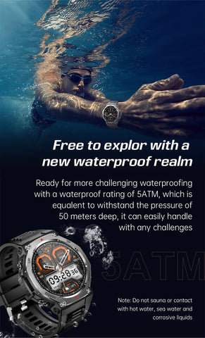 LIGE 2025 KT85 Outdoor Smartwatch – 1.43" AMOLED Display, Long Battery Life, Fitness & Health Tracker for Men