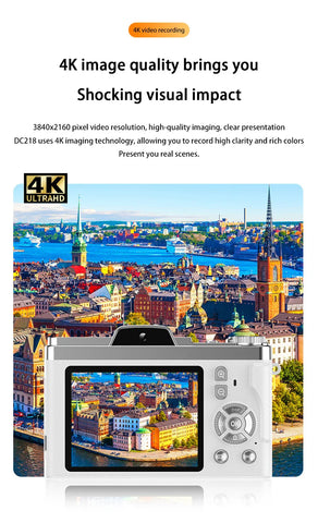 Xiaomi Digital Camera – 5K HD Portable CCD Camera with 16X Zoom