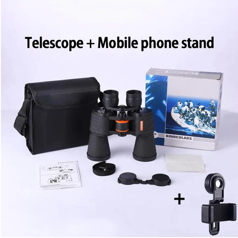 20x50 Professional Military-Grade Binoculars – Long Range, Waterproof, BAK4 Prism, Low Light Vision