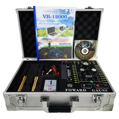VR-12000 Long Range Underground Metal & Gem Detector – Up to 3000m Range, 250m Depth | Gold, Silver, Precious Stones