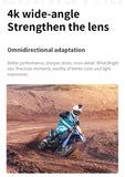 CERASTES V9 4K Ultra HD WiFi Action Camera – Dual Screen, Waterproof, Remote Control, EIS Stabilization