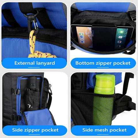 90L Waterproof Hiking & Camping Backpack – Large Capacity Outdoor Trekking Bag