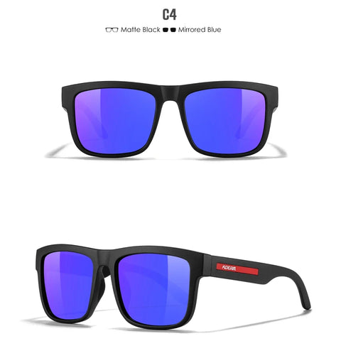 KDEAM Polarized Sunglasses – White Frame UV400 Protection