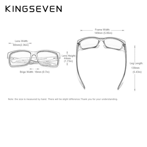 KINGSEVEN Polarized Sports Sunglasses for Men – UV400 Mirror Lens | Model 750