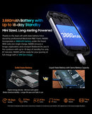 Blackview N6000 Rugged Waterproof Mini Smartphone | 4.3" Display, 256GB Storage, Android 13, 48MP Camera, NFC, Helio G99 Octa-Core