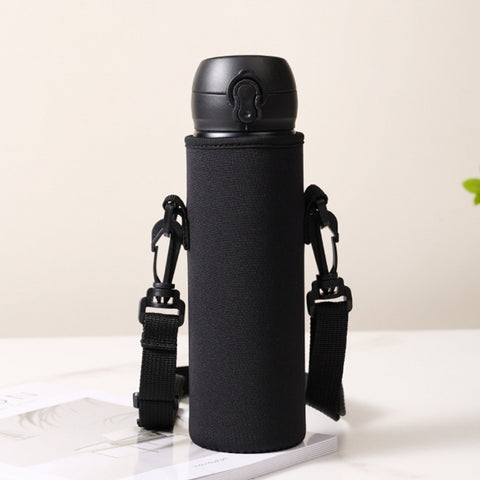 Neoprene Water Bottle Carrier with Strap – Insulated Sleeve for 610ml–1500ml Bottles (Black or Camouflage)
