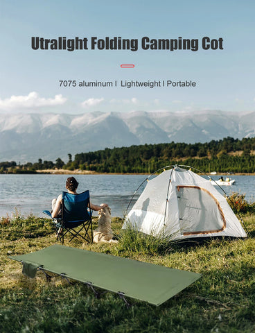 WESTTUNE Camping Cot – Portable Folding Bed for Outdoor Adventures