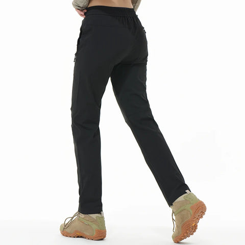LNGXO Women's Waterproof Hiking Pants – Stretch Cargo Trousers for Trekking, Camping & Outdoor Sports
