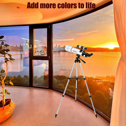 BORWOLF 70400 Professional High-Definition Astronomical Telescope – 333X Magnification