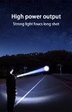 9000000LM Rechargeable Tactical LED Flashlight – 600W, Long-Range Beam, 12000mAh Power Bank, Waterproof & Zoomable