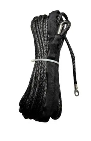 15M Synthetic Winch Rope – 10,000LBS Recovery Cable (5mm) for 4WD, ATV, SUV, Truck, Boat