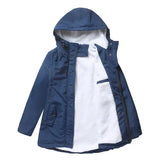 Women's Warm Hooded Parka – Thick Plush Mid-Length Winter Coat (S–5XL)