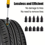 ZFOUEK Tire Repair Kit – Emergency Puncture Plug Tool Set for Car, SUV & Motorcycle Tires (23PCS / 42PCS)