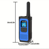 AWANFI Rechargeable Walkie Talkies (2/3/4-Pack) – Long Range 2-Way Radios with 16 Channels, VOX, USB-C Charging – Ideal for Kids & Adults, Outdoor Camping & Hiking