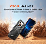 Blackview Oscal MARINE 1 Rugged Smartphone – 6.56" HD+ 90Hz Display, Android 15, 5100mAh Battery, IP68 Waterproof, 12GB RAM + 128GB ROM