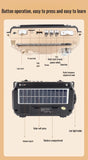 Hand Crank Emergency Weather Radio with Bluetooth – Solar/USB Rechargeable, Portable Power Bank