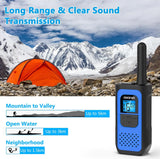 AWANFI Rechargeable Walkie Talkies (2/3/4-Pack) – Long Range 2-Way Radios with 16 Channels, VOX, USB-C Charging – Ideal for Kids & Adults, Outdoor Camping & Hiking