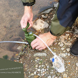 Portable Outdoor Water Filter Pump – Emergency Camping & Survival Water Purifier (5000L Capacity)