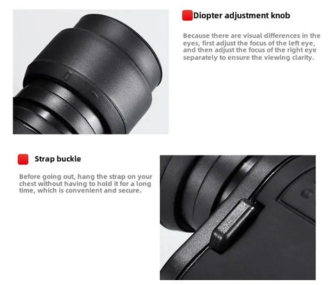 High-Power HD Telescope with Maitian Optical Glass – Portable Zoom Lens for Outdoor Concerts & Mobile Photography