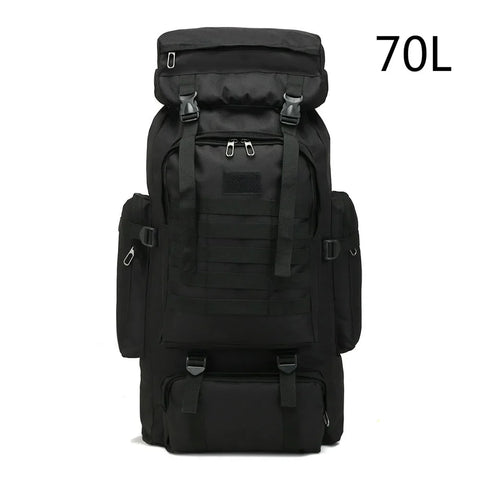 Rilibegan 70L Tactical Hiking Backpack – Camouflage, Waterproof