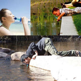 Outdoor Personal Water Filter Straw – Lightweight Emergency Water Purifier for Camping, Hiking & Survival