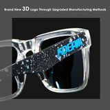 KDEAM Polarized Sunglasses – Unisex Square Frame UV400 Outdoor Eyewear (Red Mirror Lens, Model KD332)