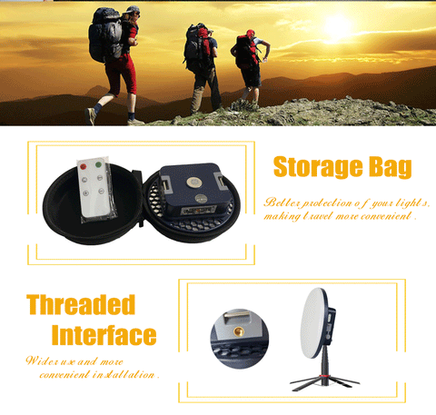 13500mAh Rechargeable Camping Lantern – Waterproof LED Light with Remote Control, Power Bank, & Stepless Dimming