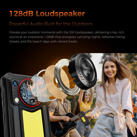 OUKITEL WP53 PRO Rugged Smartphone – 24GB+256GB, 11000mAh Battery, Android 15, 6.52" HD Display, 50MP Camera, NFC