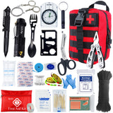 Professional Survival First Aid Kit – 24-in-1 Emergency Gear with Molle Bag | Camping, Hiking, Outdoor Rescue IFAK