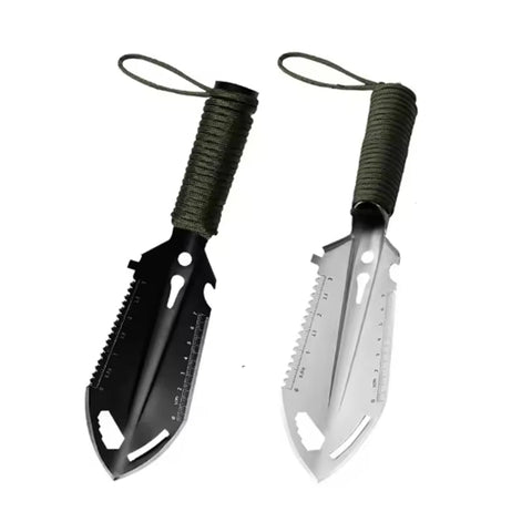 6-in-1 Military Folding Shovel with Pickaxe – Compact, Multi-Tool Survival Spade with Carry Case