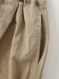 Children's Casual Elastic Waist Capris
