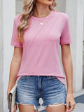 Round Neck Short Sleeve T-Shirt