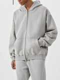 Men's Oversized Zip-Up Hoodie