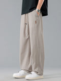 Men's Plus Size Loose Fit Drawstring Casual Pants